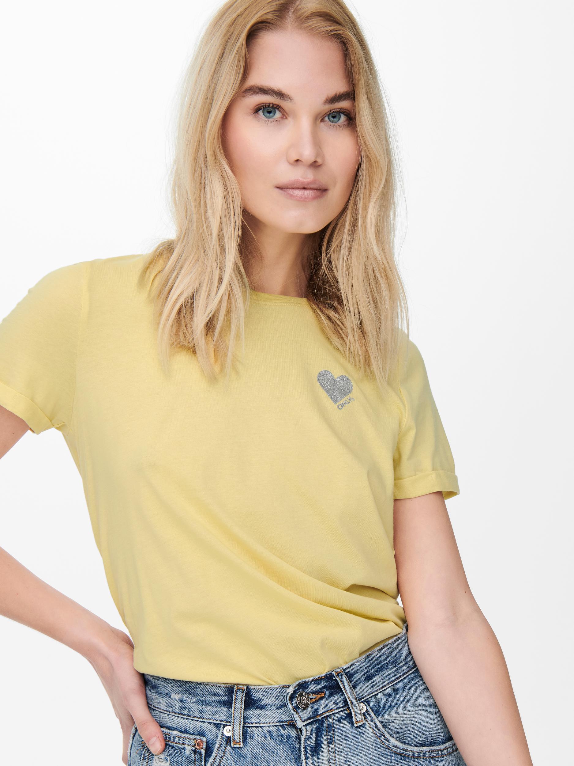 ONLKITA LIFE S/S LOGO TOP NOOS