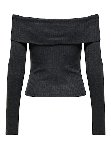 ONLPIPER L/S OFF SHOULDER TOP JRS