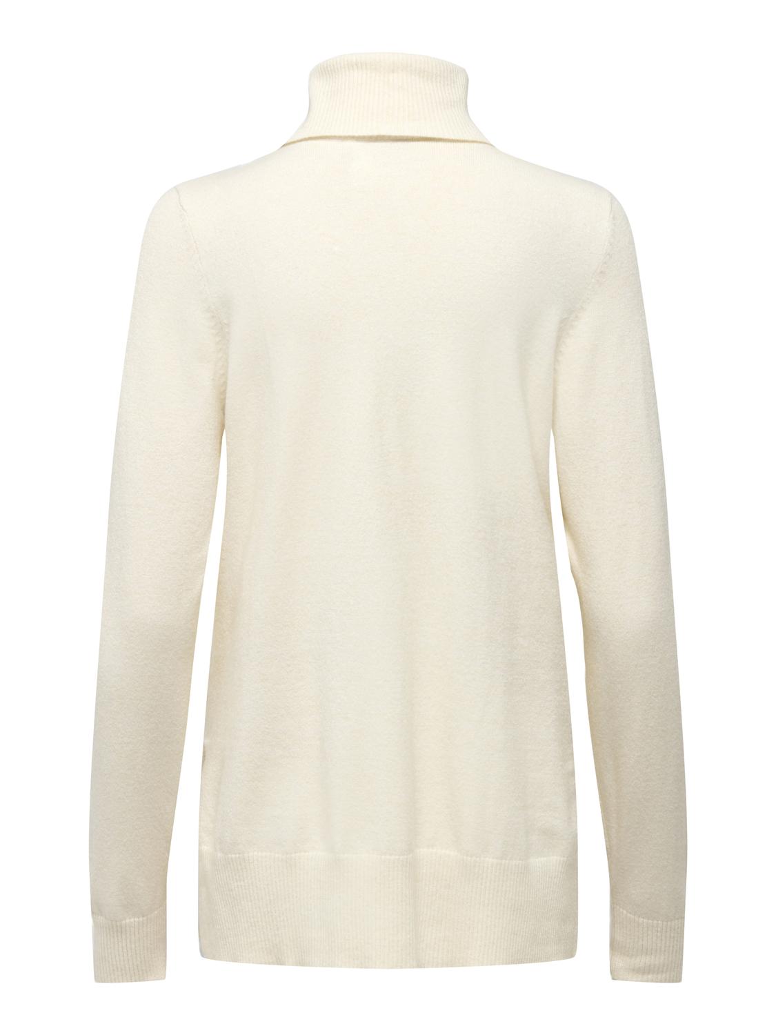 ONLIBI LS LONG SLIT ROLLNECK CC KNT