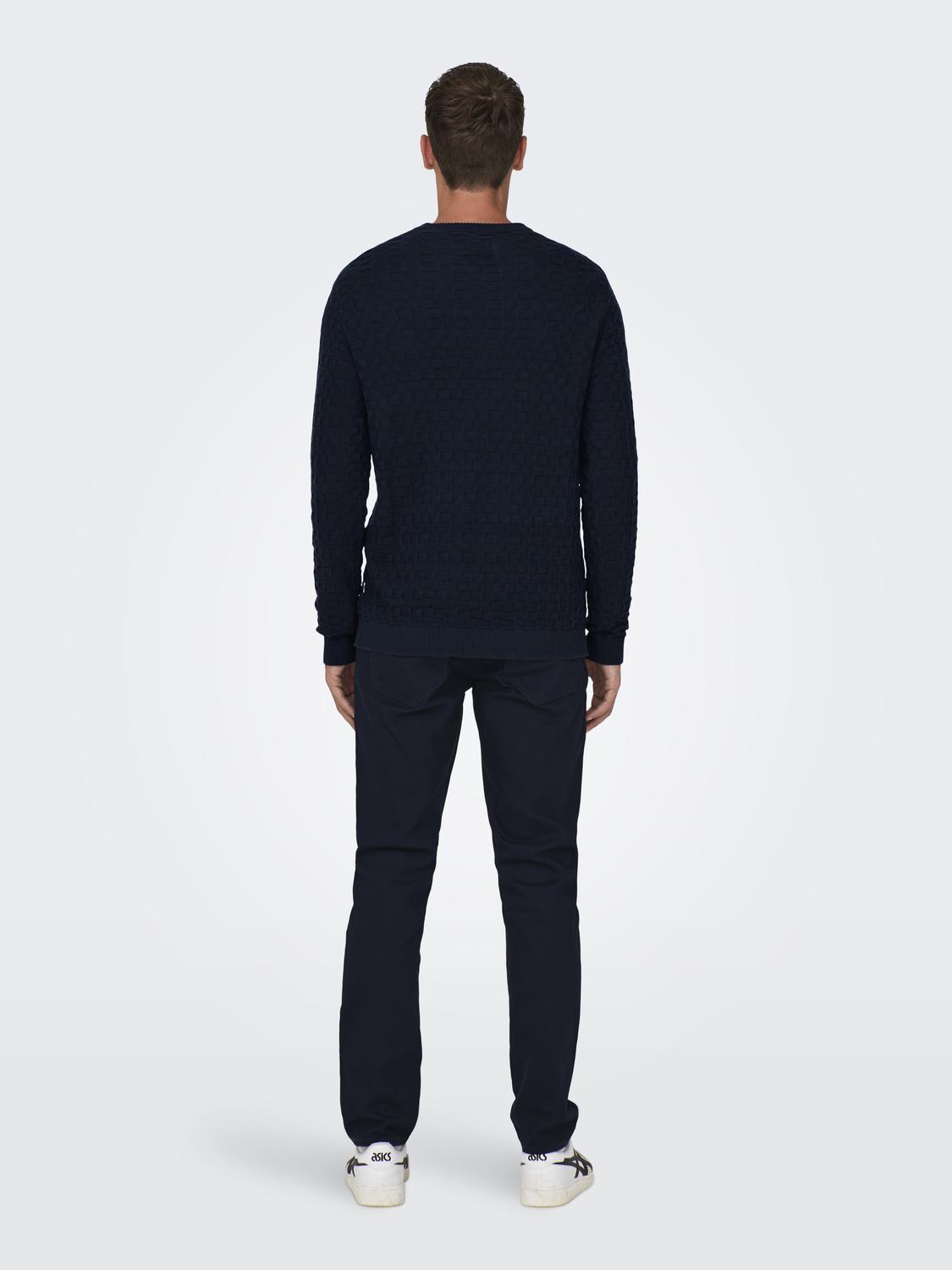 ONSKALLE REG 12 STRUC CREW KNIT NOOS
