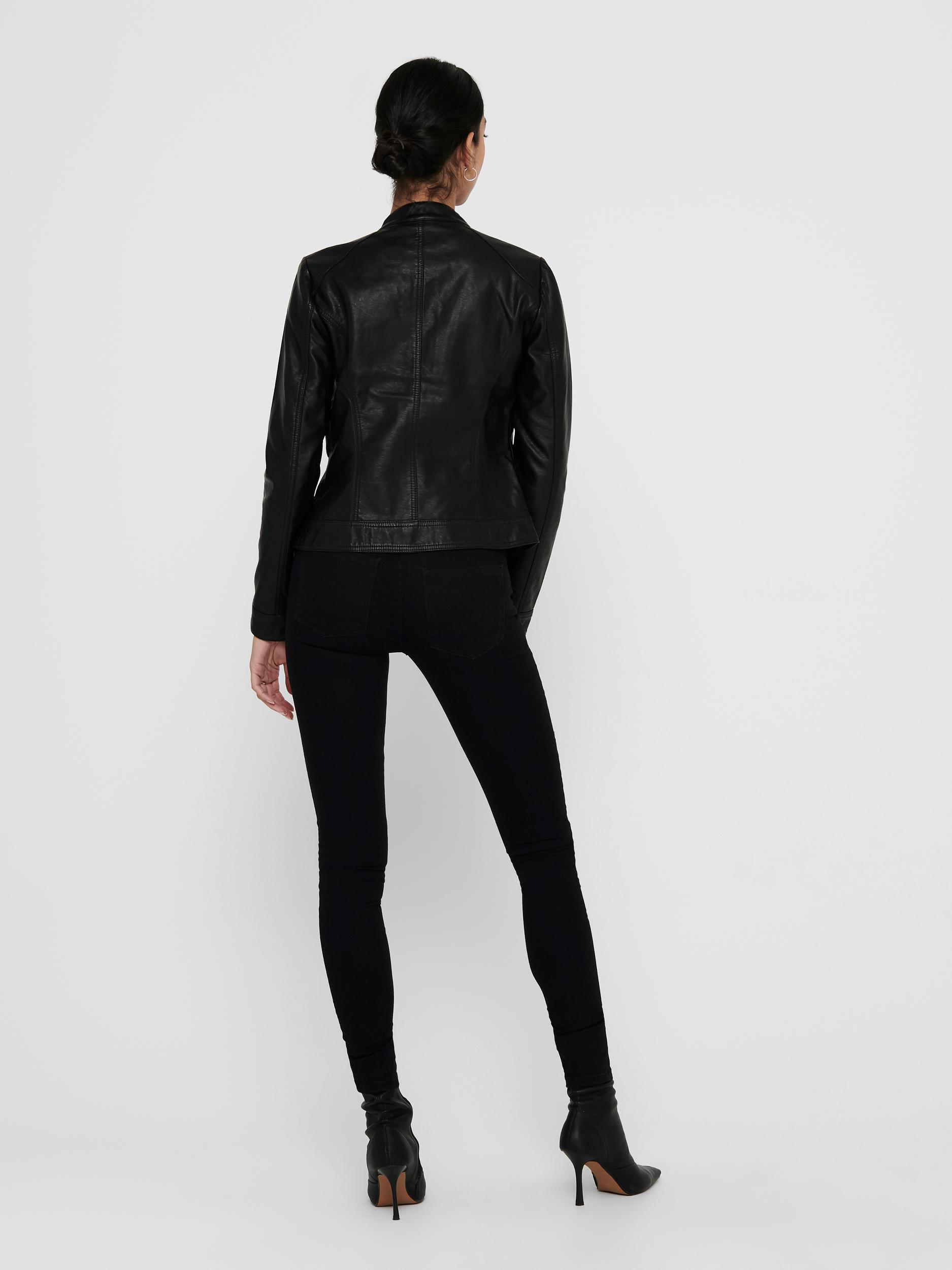 ONLBANDIT FAUX LEATHER BIKER OTW NOOS