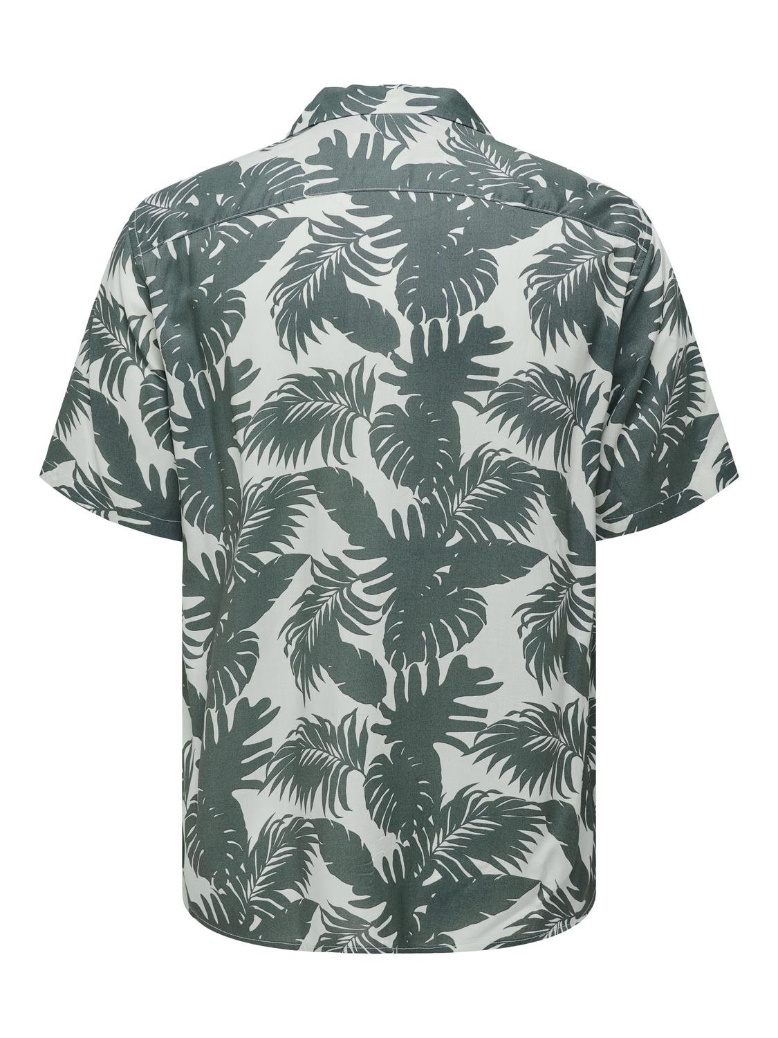 ONSDASH LIFE REG VISC AOP SS SHIRT 8400