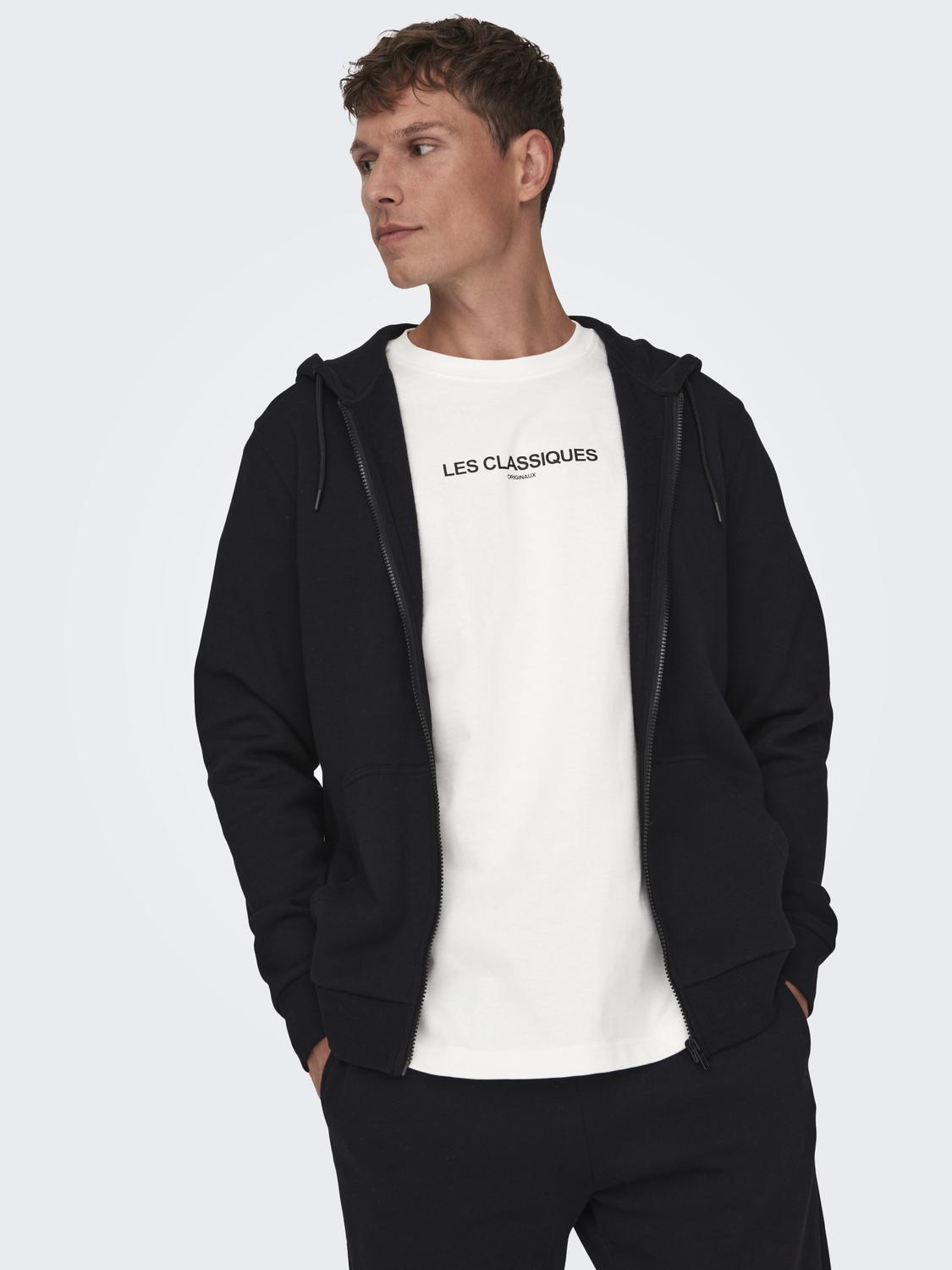 ONSCERES ZIP THR. HOODIE SWEAT NOOS