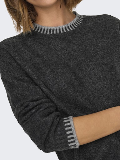 ONLSILMA LS STITCH MOCK NECK KNT