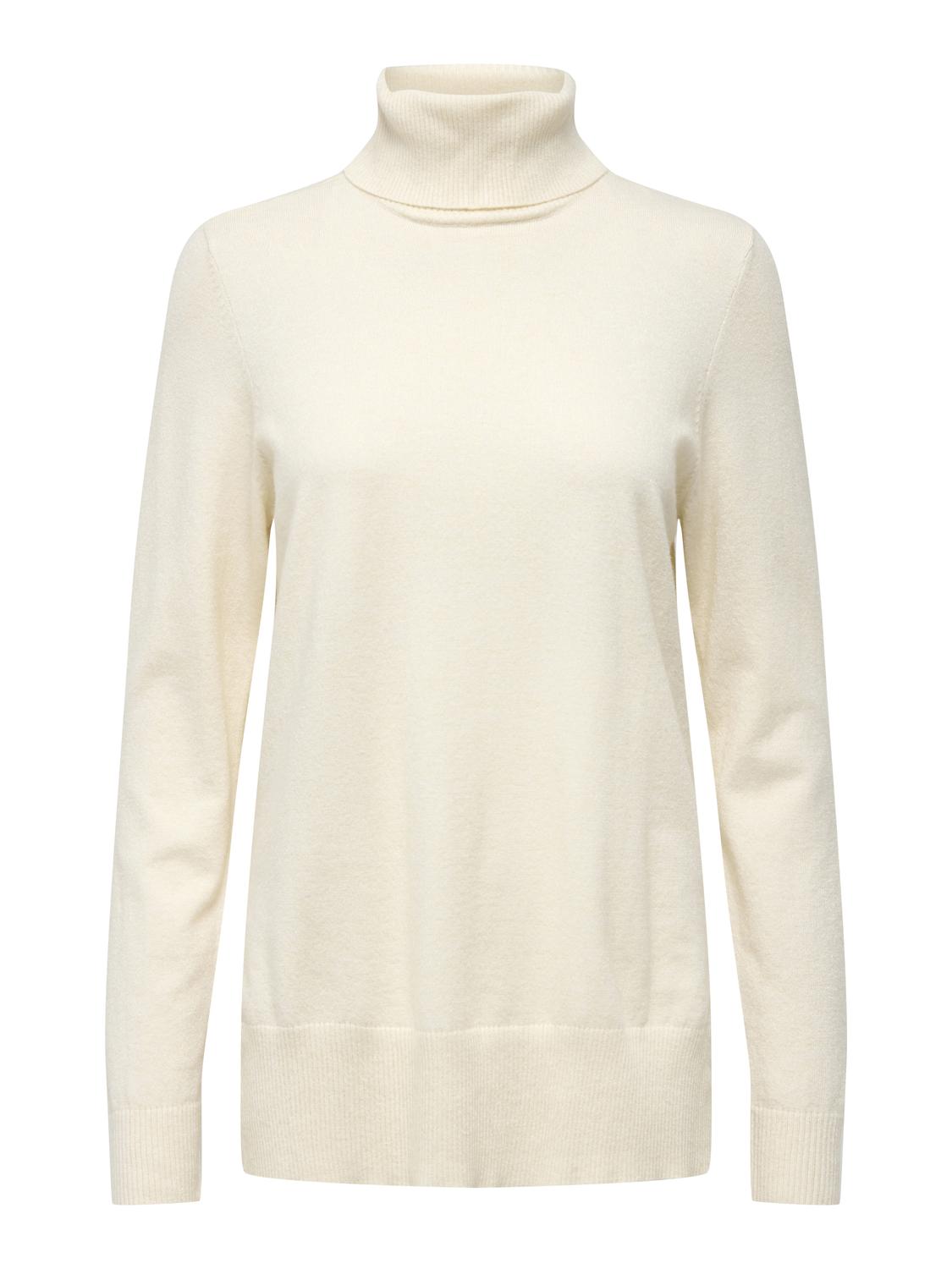 ONLIBI LS LONG SLIT ROLLNECK CC KNT