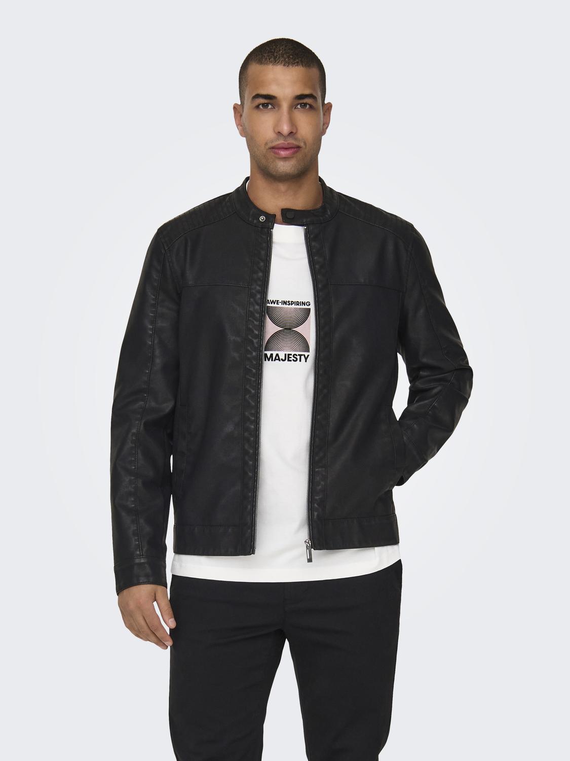 ONSMIKE PU RACER JACKET OTW NOOS